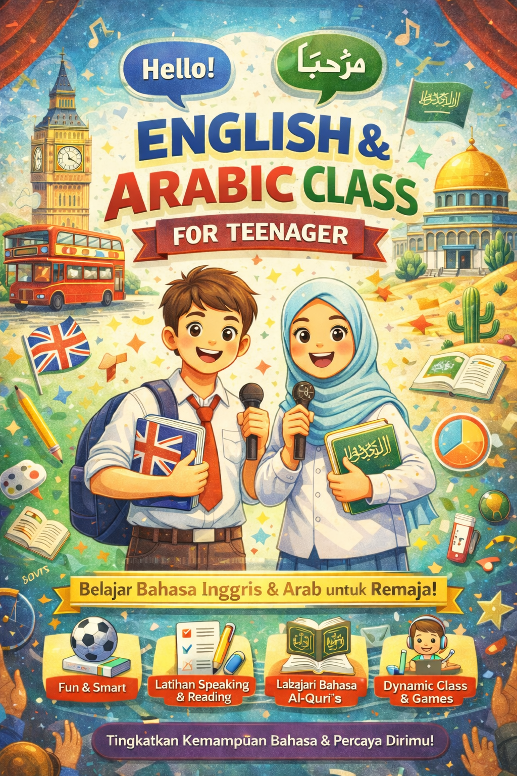 English and Arabic Speaking Class
